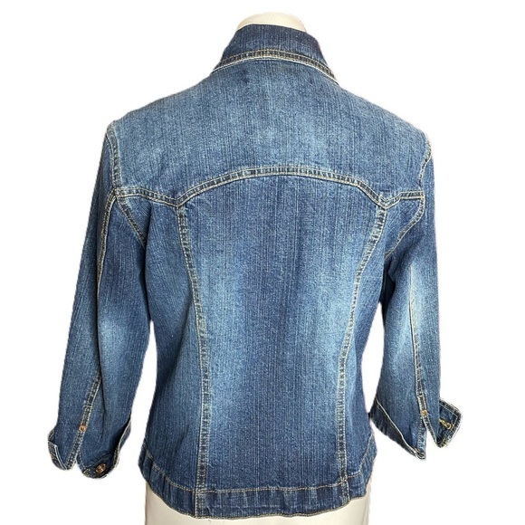 Bandolino Blue Classic Jean Jacket - Picture 3 of 8